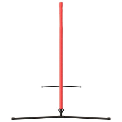 vidaXL tennisevõrk, must ja punane, 300x100x87 cm, polüester