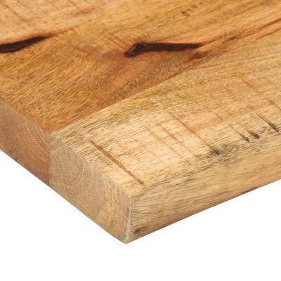 vidaXL lauaplaat, 120x30x3,8 cm, naturaalsete servadega, mangopuit