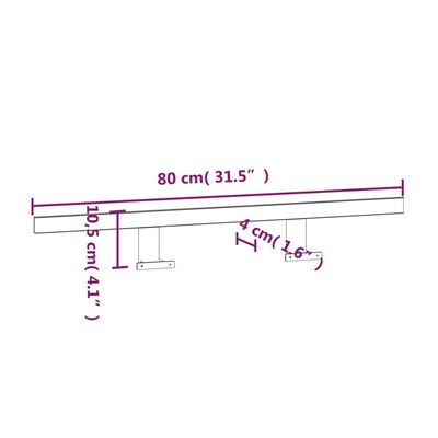 vidaXL LED peeglivalgusti, 13 W, külm valge, 80 cm, 6000 K