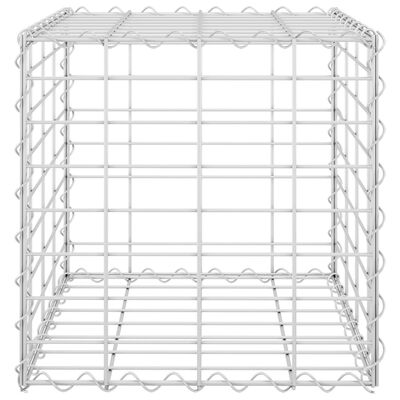 vidaXL kuubikukujuline gabioon-taimelava, teras 40 x 40 x 40 cm