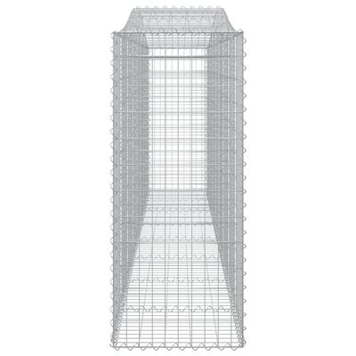 vidaXL kaarekujulised gabioonkorvid 2 tk, 400x50x120/140 cm, raud