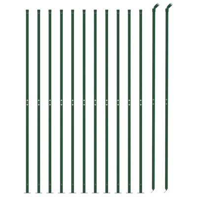 vidaXL traataed äärikuga, roheline , 1,4 x 25 m