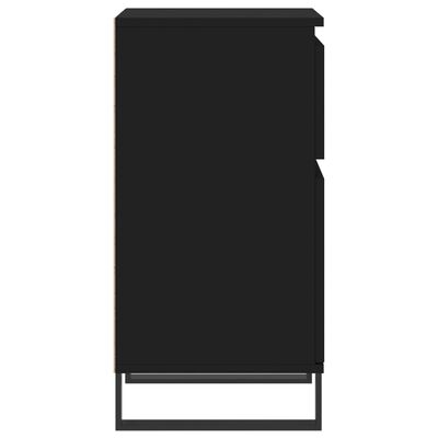 vidaXL puhvetkapp, must, 40 x 35 x 70 cm, tehispuit