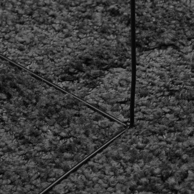 vidaXL kõrge narmaga Shaggy vaip, antratsiithall, 120 x 120 cm