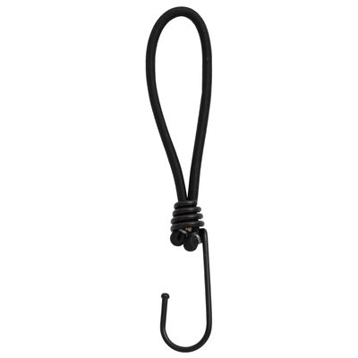 vidaXL bungee nöörid konksuga 25 tk, 17 cm