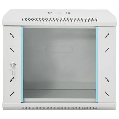 vidaXL 9U seinale paigaldatav serverikapp 19" IP20, 53 x 40 x 45 cm