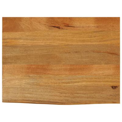 vidaXL lauaplaat, naturaalse servaga, 90 x 60 x 2,5 cm, mangopuit