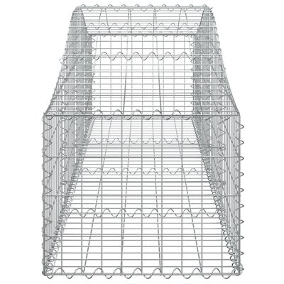 vidaXL kaarekujulised gabioonkorvid 13 tk, 200x50x40/60 cm, raud