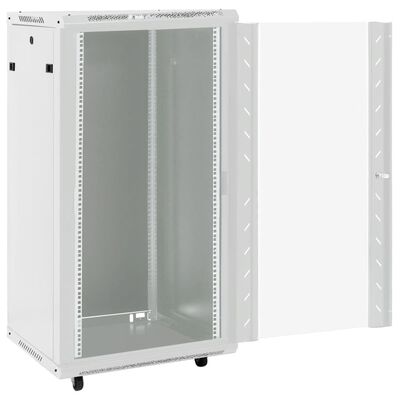 vidaXL 22U serverikapp, 19" IP20, hall, 60 x 60 x 120 cm