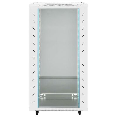 vidaXL 22U serverikapp, 19" IP20, hall, 60 x 60 x 120 cm