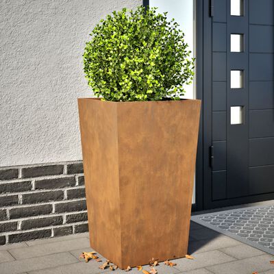 vidaXL aia taimekastid 2 tk, 45x45x75 cm, Corten teras