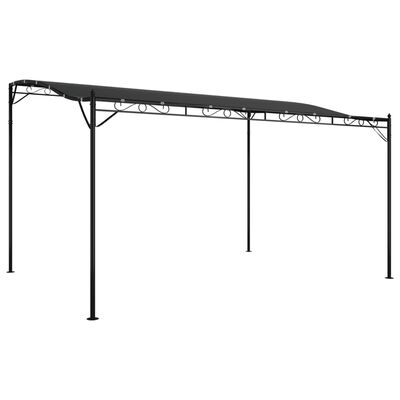 vidaXL varjualune, antratsiithall, 4 x 3 m, 180 g/m², kangas ja teras