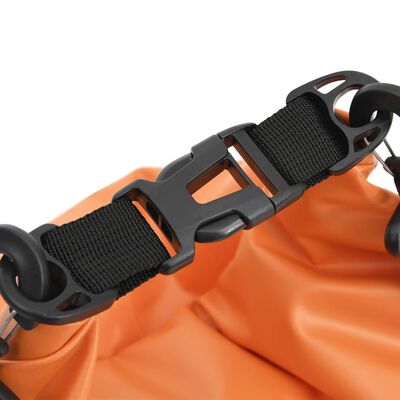 vidaXL kuivkott oranž 20 l PVC