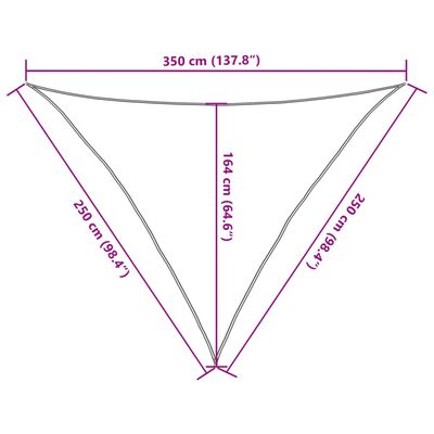 vidaXL päikesevarjupuri helehall 2,5x2,5x3,5 m 100% polüester Oxford