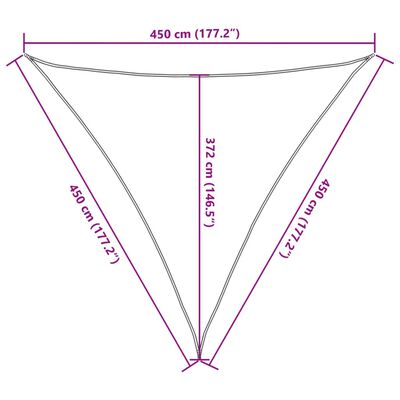 vidaXL päikesevarjupuri helehall 4,5x4,5x4,5 m 100% polüester Oxford