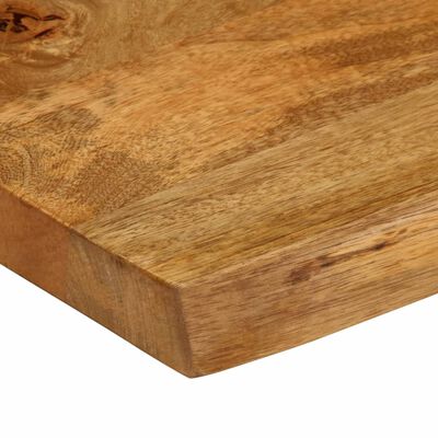 vidaXL lauaplaat, 120 x 40 x 3,8 cm, naturaalsete servadega, mangopuit