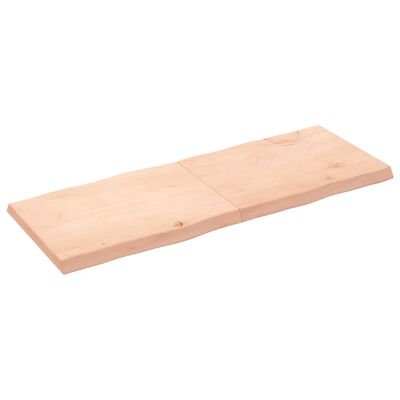 vidaXL lauaplaat, 160 x 60 x (2-6) cm, täispuit, naturaalsed servad