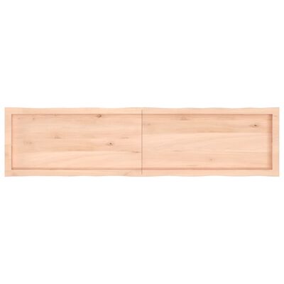 vidaXL lauaplaat, 160 x 40 x (2–4) cm, täispuit, naturaalsed servad