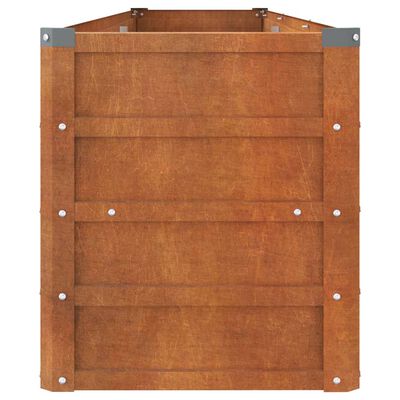 vidaXL taimekast, rooste, 240x40x45 cm, Corten-teras