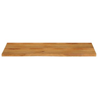 vidaXL lauaplaat, naturaalse servaga, 140 x 60 x 2,5 cm, mangopuit