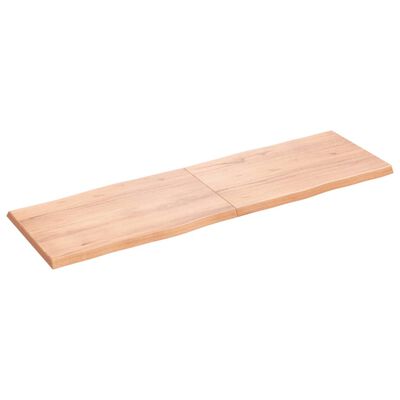 vidaXL lauaplaat, helepruun, 160 x 50 x (2-4) cm, töödeldud täispuit