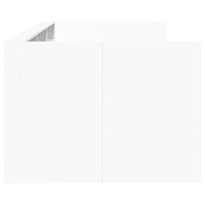 vidaXL päevavoodi sahtlitega, valge, 75 x 190 cm, tehispuit