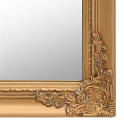 vidaXL eraldiseisev peegel, kuldne, 45 x 180 cm