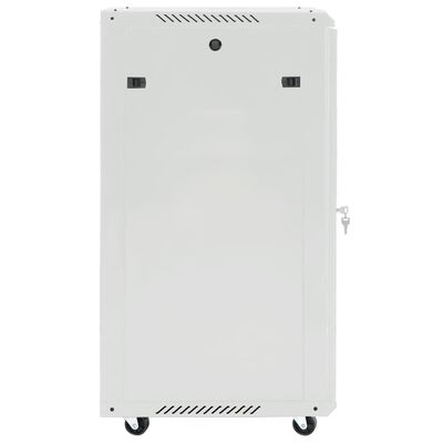 vidaXL 15U serverikapp, 19" IP20, hall, 53 x 40 x 80 cm