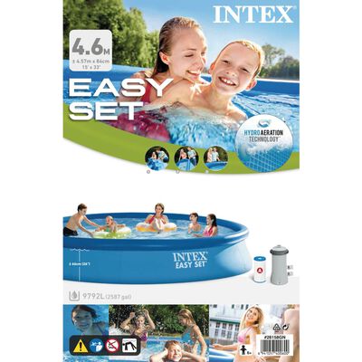 Intex bassein "Easy Set", filtersüsteemiga, 457 x 84 cm