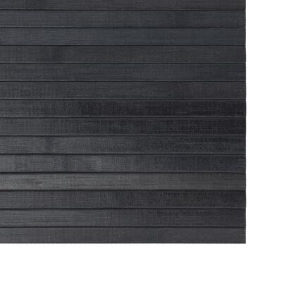 vidaXL vaip, ristkülikukujuline, hall, 60 x 400 cm, bambus