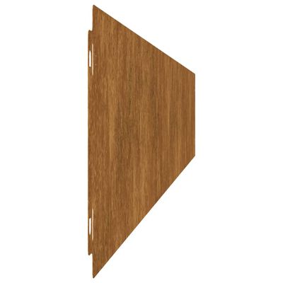 vidaXL murupiirded 10 tk, 15x103 cm, painduv Corten teras