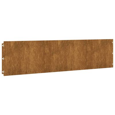 vidaXL murupiirded 10 tk, 25x103 cm, painduv Corten teras