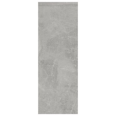 vidaXL seinariiul, betoonhall, 45,1x16x45,1 cm, tehispuit