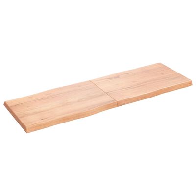 vidaXL lauaplaat, helepruun, 180 x 60 x (2-6) cm, töödeldud täispuit