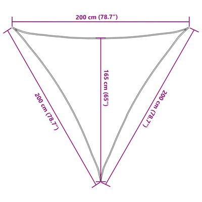 vidaXL päikesevarjupuri antratsiit 2x2x2 m 100% polüester Oxford