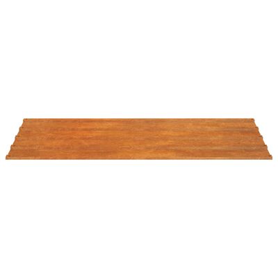 vidaXL katusepaneelid 12 tk, rooste, 80x44 cm, Corten teras