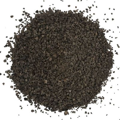 vidaXL basalt kivim, 25 kg, must, 3-5 mm