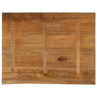 vidaXL lauaplaat, naturaalse servaga, 110 x 80 x 3,8 cm, mangopuit