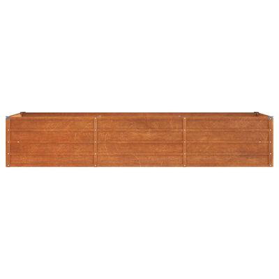 vidaXL taimekast, rooste, 240x80x45 cm, Corten-teras