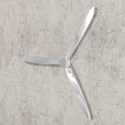 vidaXL seinale kinnitatav propeller, alumiinium, hõbedane, 70 cm