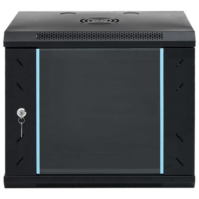 vidaXL 9U seinale paigaldatav serverikapp 19" IP20, 53 x 40 x 45 cm