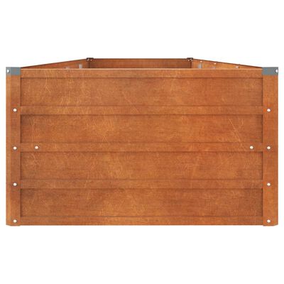 vidaXL taimekast, rooste, 320x80x45 cm, Corten-teras