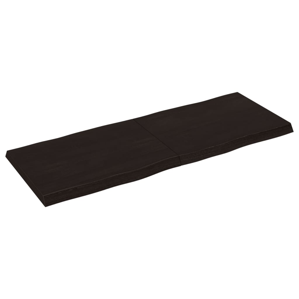 vidaXL lauaplaat, tumepruun, 160x60x(2-6) cm, töödeldud täispuit