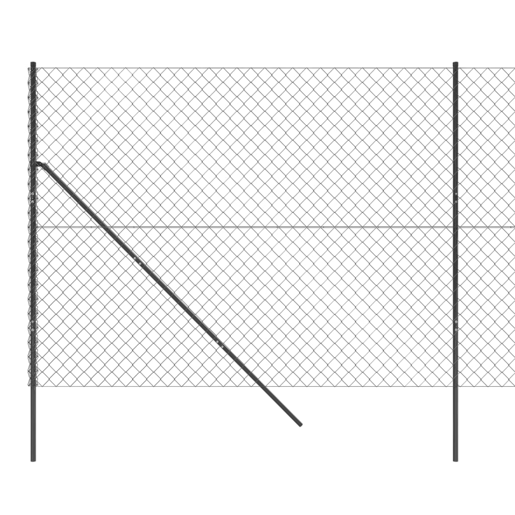 vidaXL võrkaed, antratsiithall, 2 x 10 m