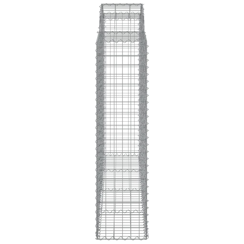 vidaXL kaarekujulised gabioonkorvid 18 tk, 200x50x160/180 cm, raud