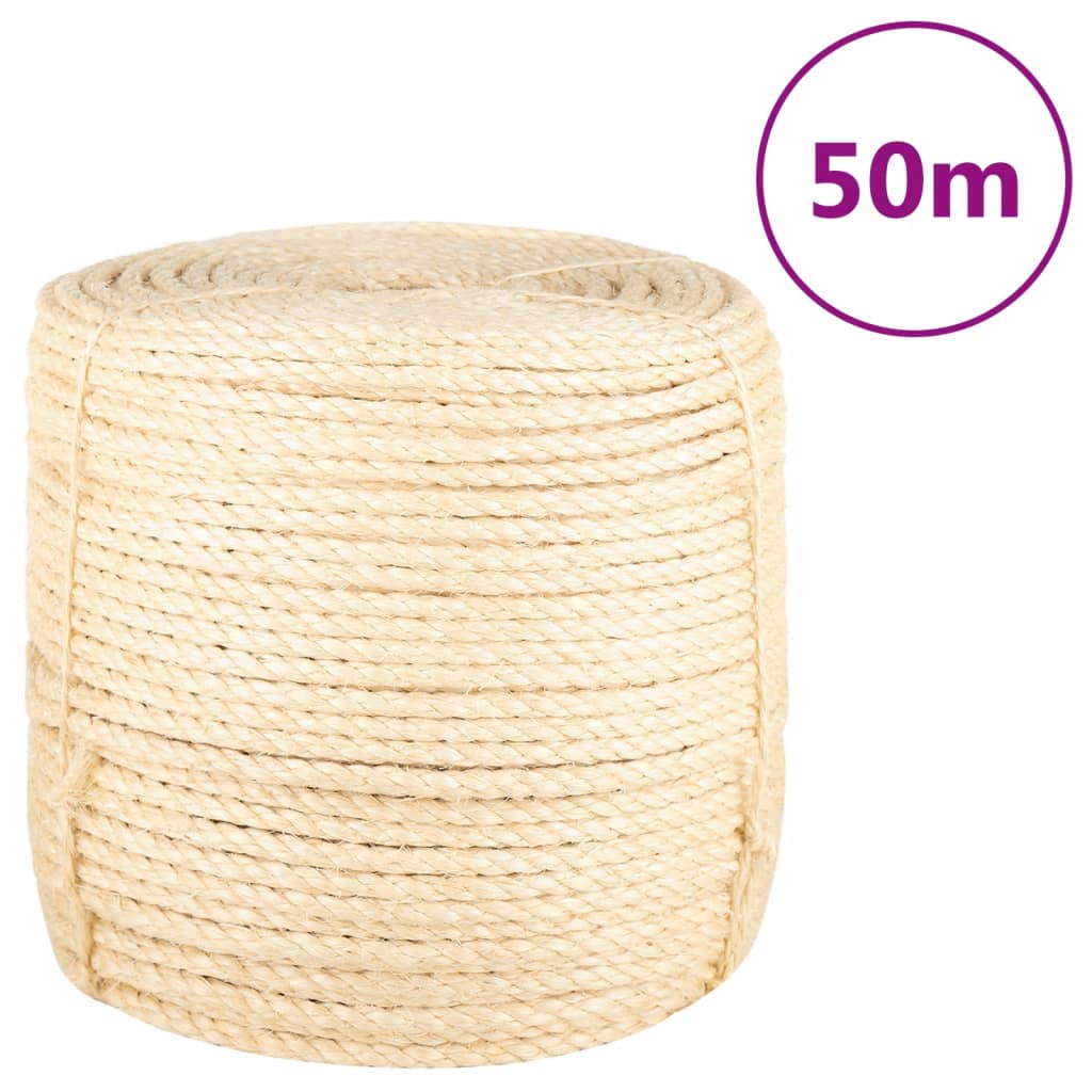 vidaXL köis 100% sisal 8 mm 50 m