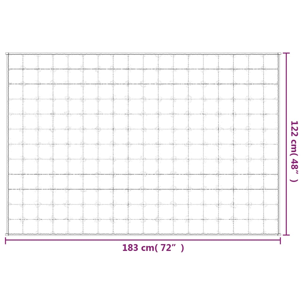 vidaXL raskustekk sinine 122x183 cm 5 kg kangas