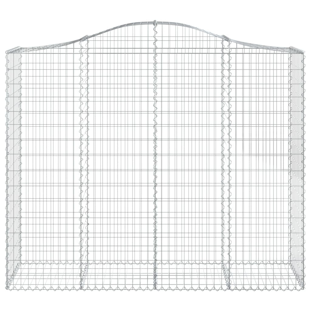 vidaXL kaarekujulised gabioonkorvid 20 tk, 200x50x160/180 cm, raud