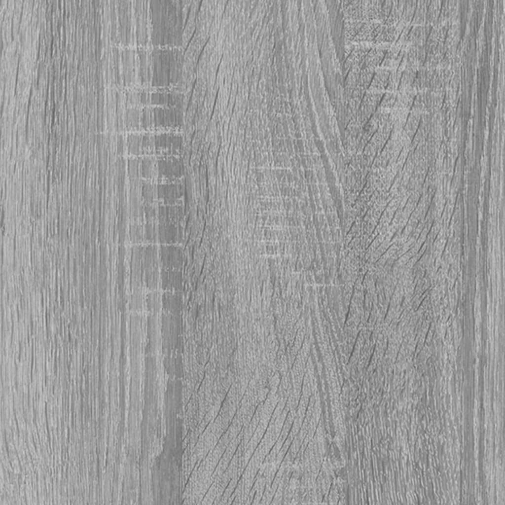 vidaXL seina kuubikriiulid 2, hall Sonoma tamm, 100x15x30 cm tehispuit