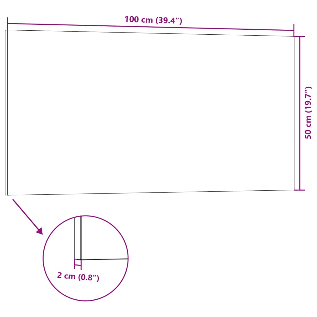 vidaXL 3D seinapaneelid 10 tk, antratsiithall, 100 x 50 cm, EPS